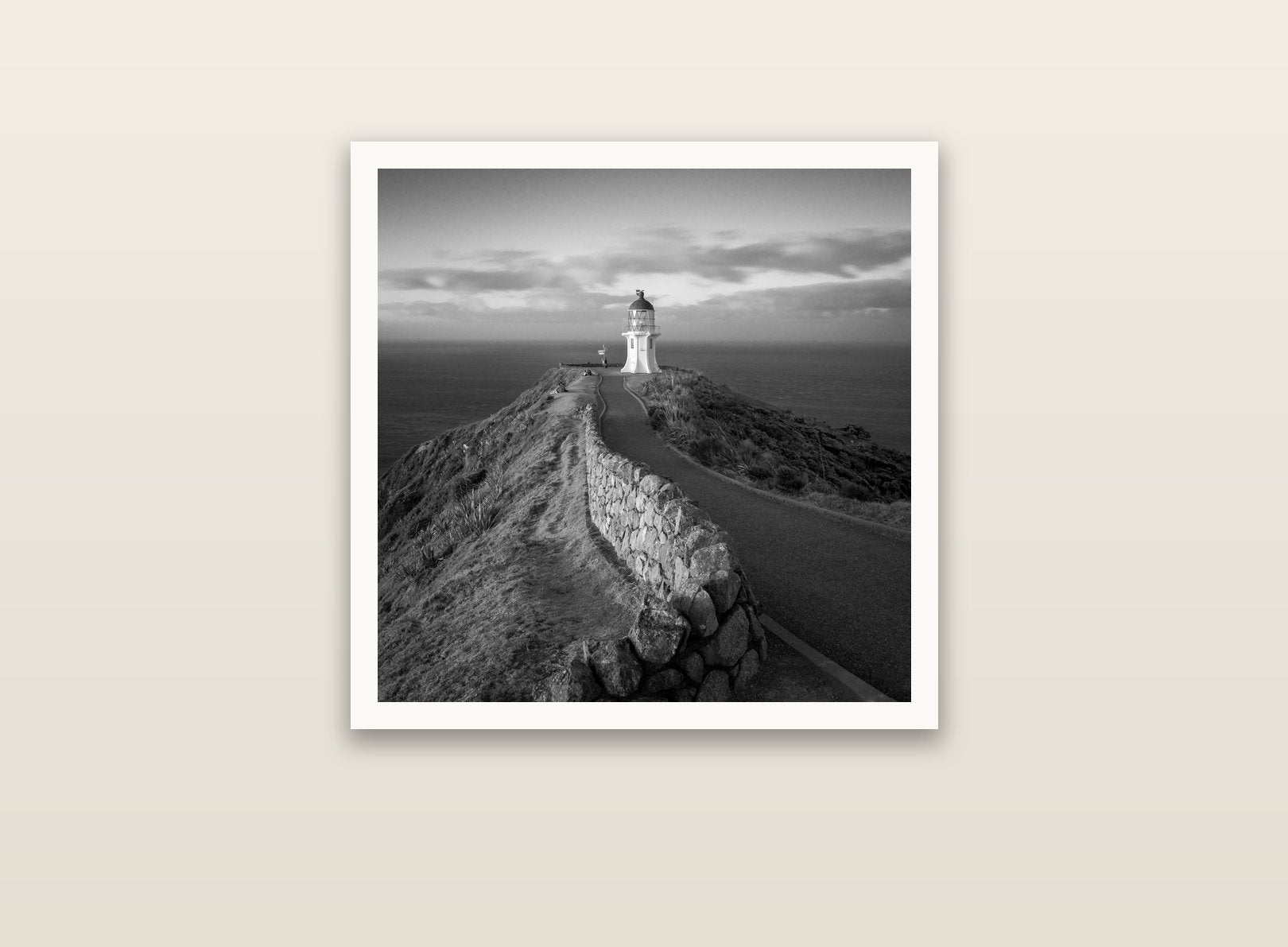 The Cape, Cape Reinga — Hahnemühle fine art print, 50 × 50 cm. New Zealand fine art landscape photography by Stephen Milner.