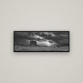 Thunderstrike, Navajo's Monument Storm — Basel Black, 113×40 cm. New Zealand fine art wall art by Stephen Milner.