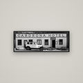 Timeless Echoes, Cardrona's Legacy — Basel Black, 113×40 cm. New Zealand fine art wall art by Stephen Milner.