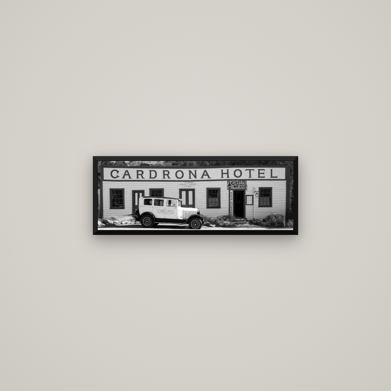 Timeless Echoes, Cardrona's Legacy — Basel Black Matte, 68×24 cm. New Zealand fine art wall art by Stephen Milner.