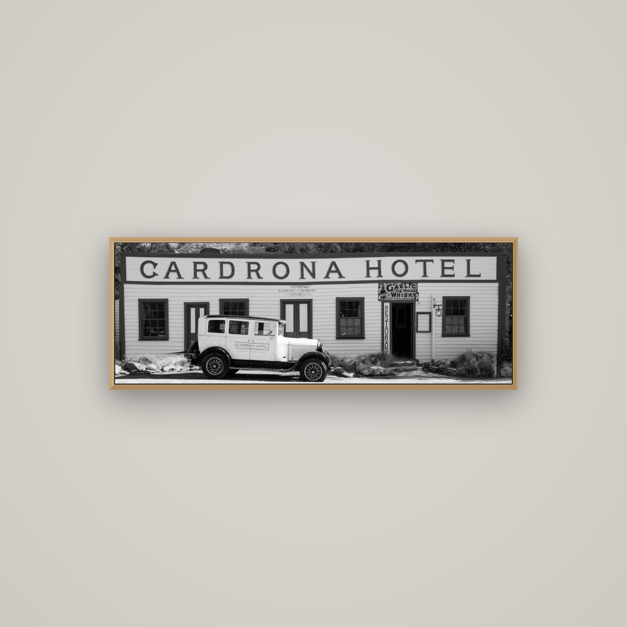 Timeless Echoes, Cardrona's Legacy, Basel Natural Oak, 113×40 cm. New Zealand fine art wall art by Stephen Milner.