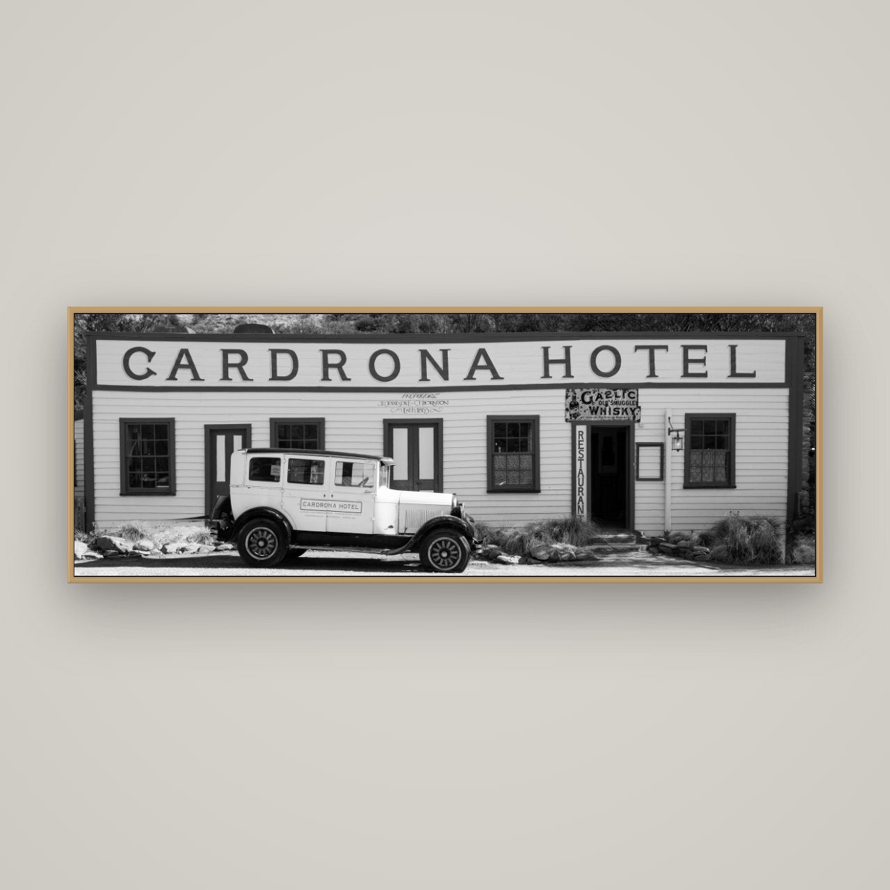 Timeless Echoes, Cardrona's Legacy, Basel Natural Oak, 170×60 cm. New Zealand fine art wall art by Stephen Milner.