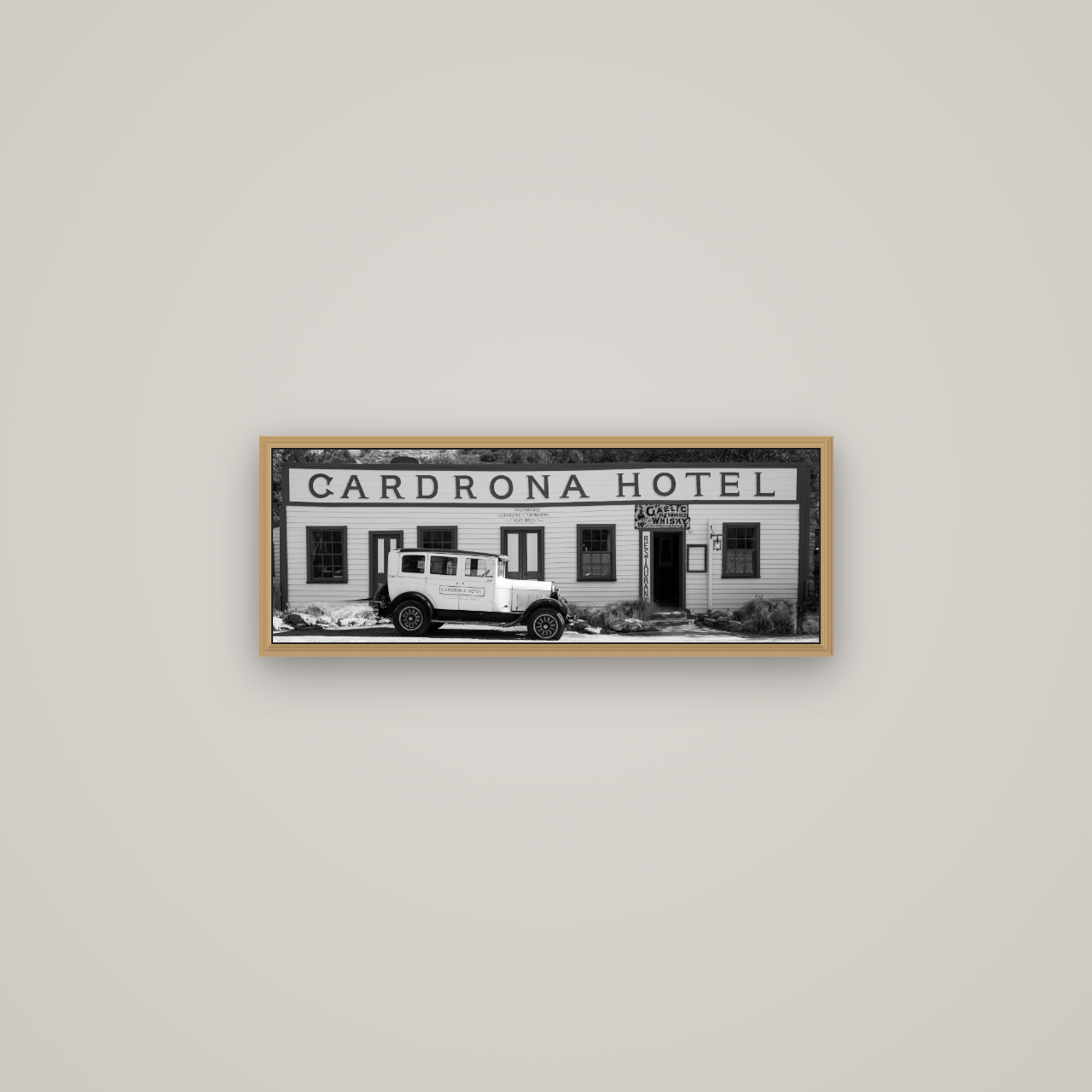 Timeless Echoes, Cardrona's Legacy, Basel Natural Oak, 68×24 cm. New Zealand fine art wall art by Stephen Milner.