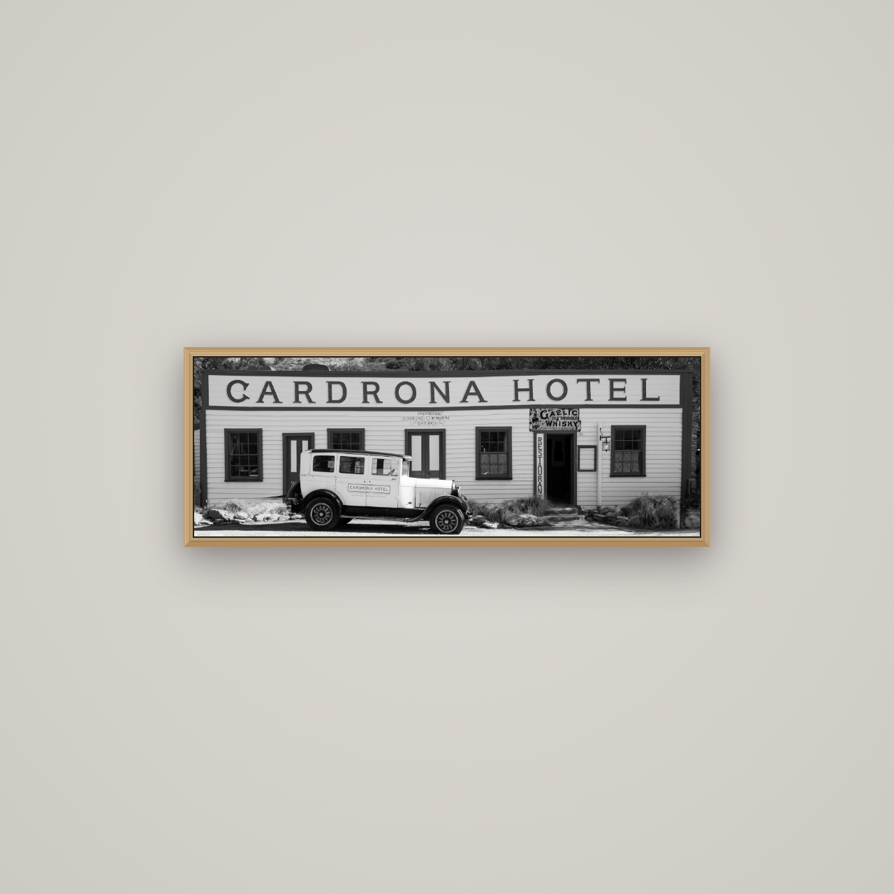 Timeless Echoes, Cardrona's Legacy, Basel Natural Oak, 85×30 cm. New Zealand fine art wall art by Stephen Milner.