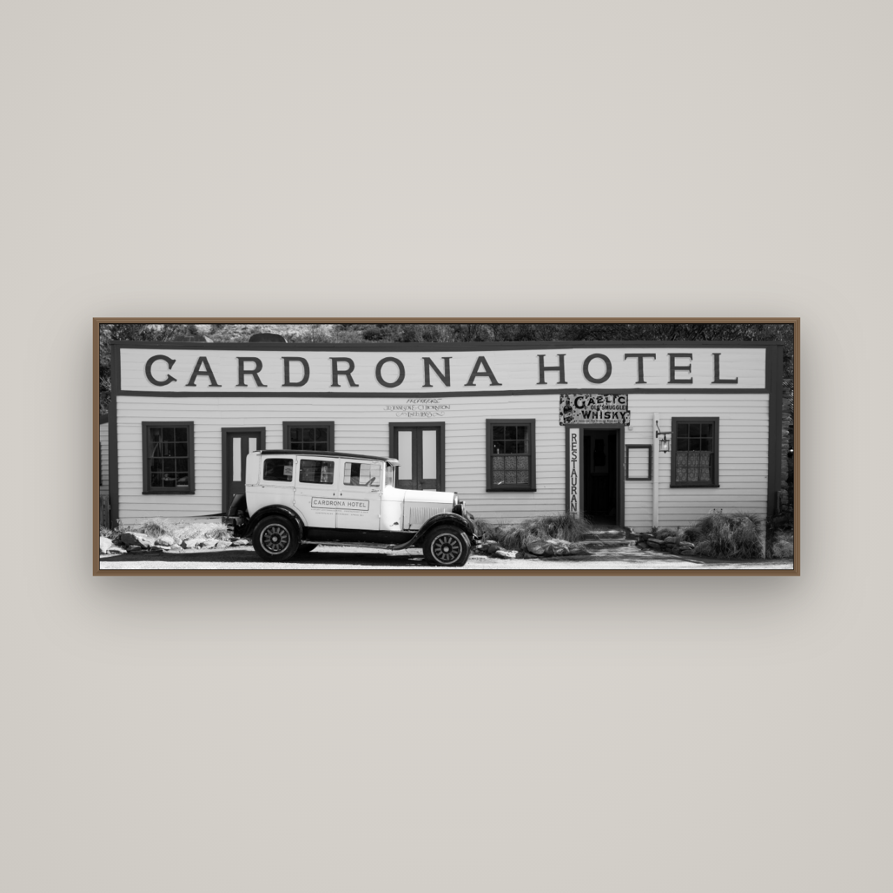 Timeless Echoes, Cardrona's Legacy, Basel Walnut, 170×60 cm. New Zealand fine art wall art by Stephen Milner.