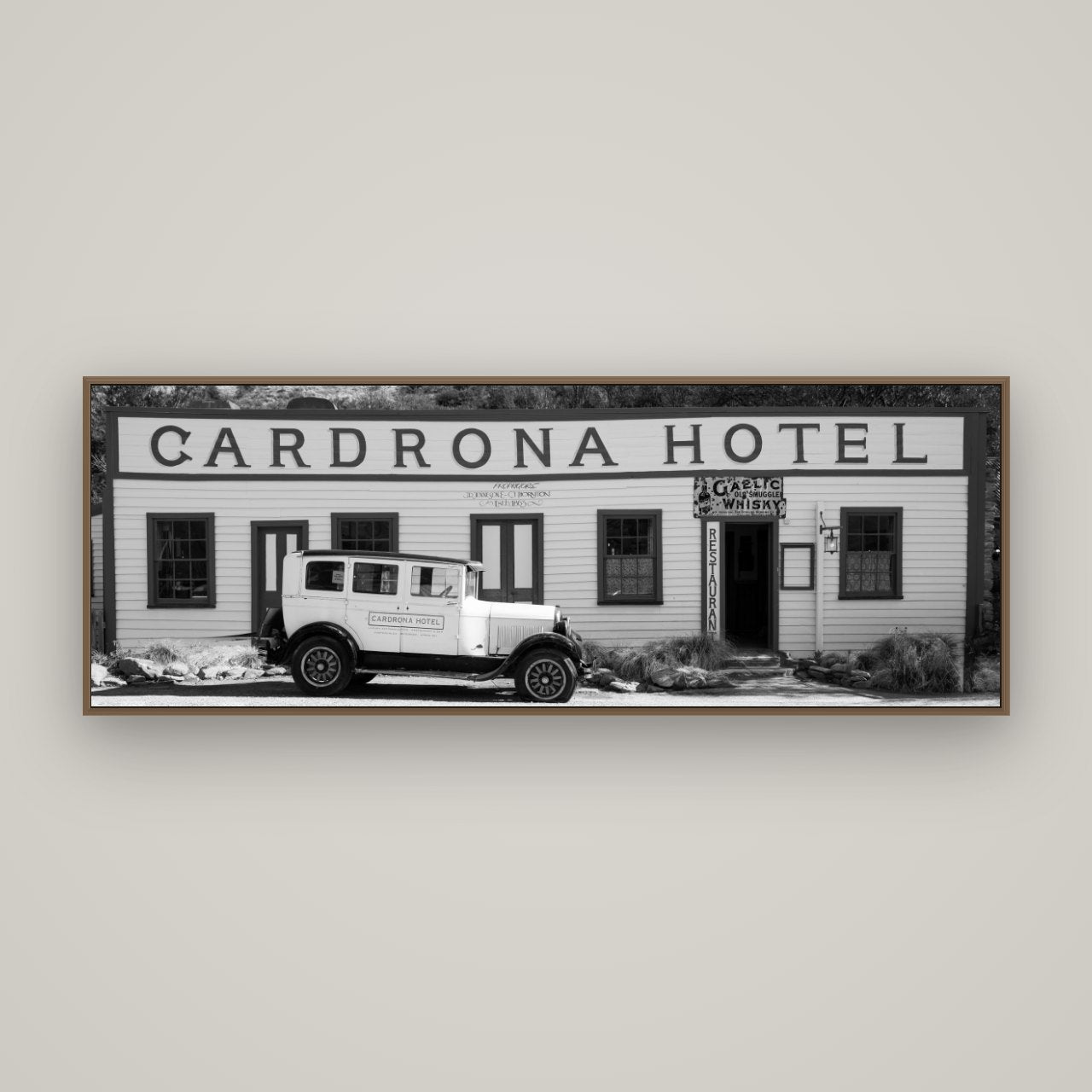 Timeless Echoes, Cardrona's Legacy, Basel Walnut, 170×60 cm. New Zealand fine art wall art by Stephen Milner.