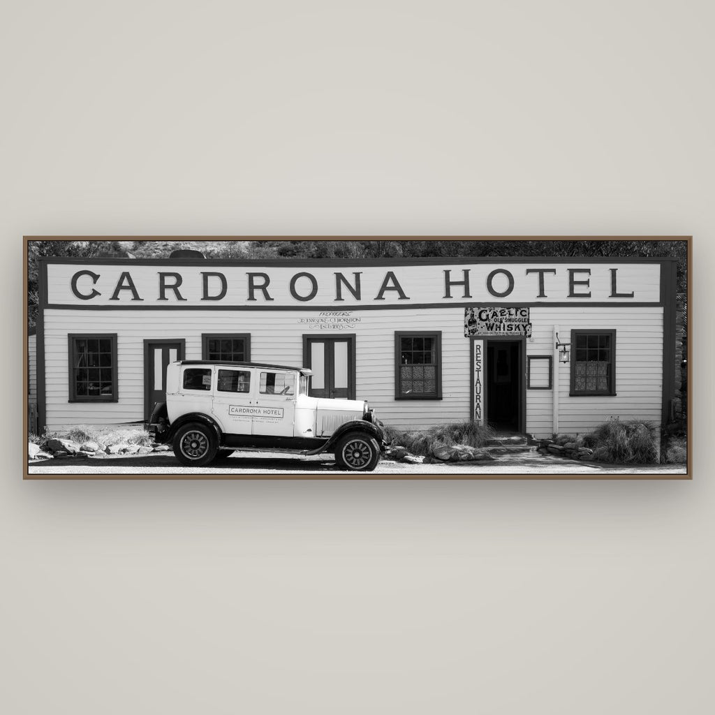 Timeless Echoes, Cardrona's Legacy, Basel Walnut, 198×70 cm. New Zealand fine art wall art by Stephen Milner.