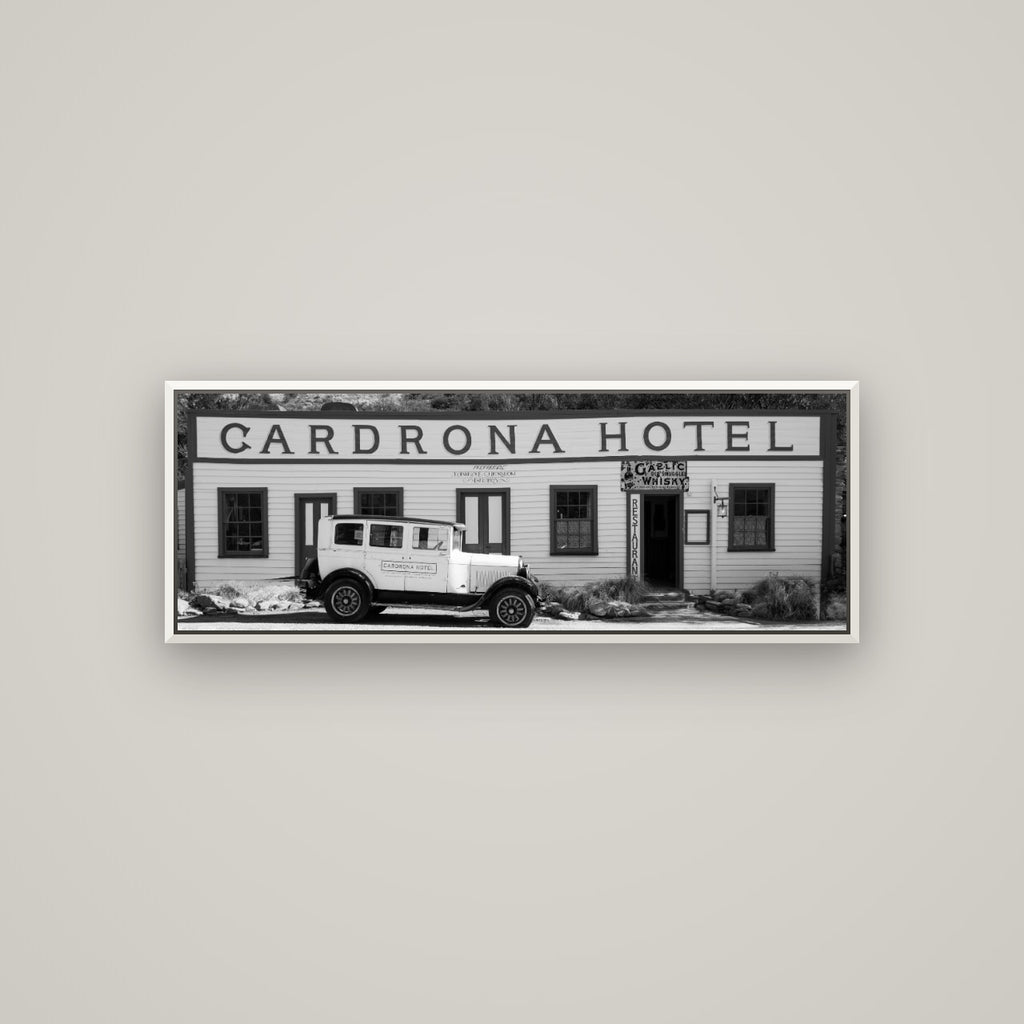 Timeless Echoes, Cardrona's Legacy — Basel White, 113×40 cm. New Zealand fine art wall art by Stephen Milner.
