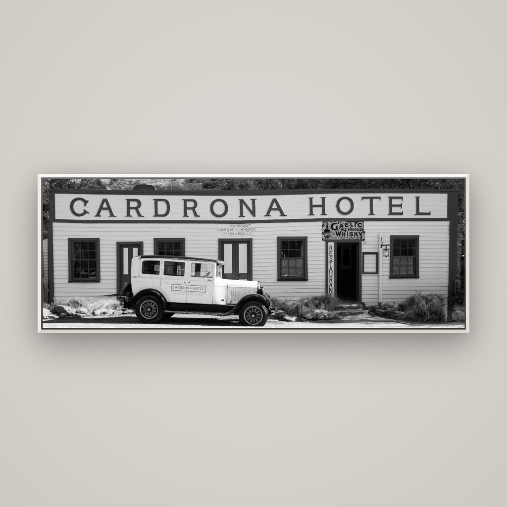 Timeless Echoes, Cardrona's Legacy — Basel White, 170×60 cm. New Zealand fine art wall art by Stephen Milner.