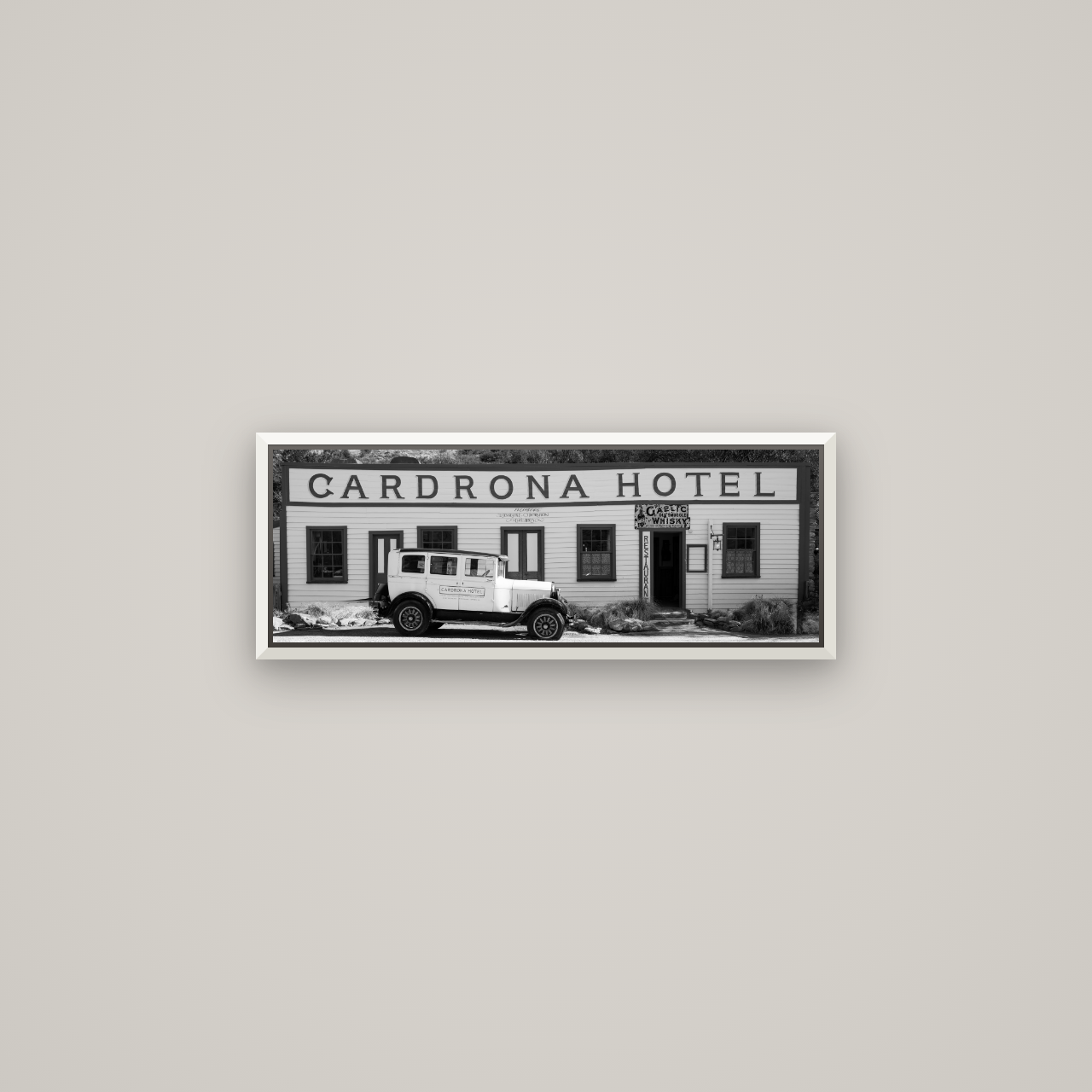 Timeless Echoes, Cardrona's Legacy — Basel White, 68×24 cm. New Zealand fine art wall art by Stephen Milner.