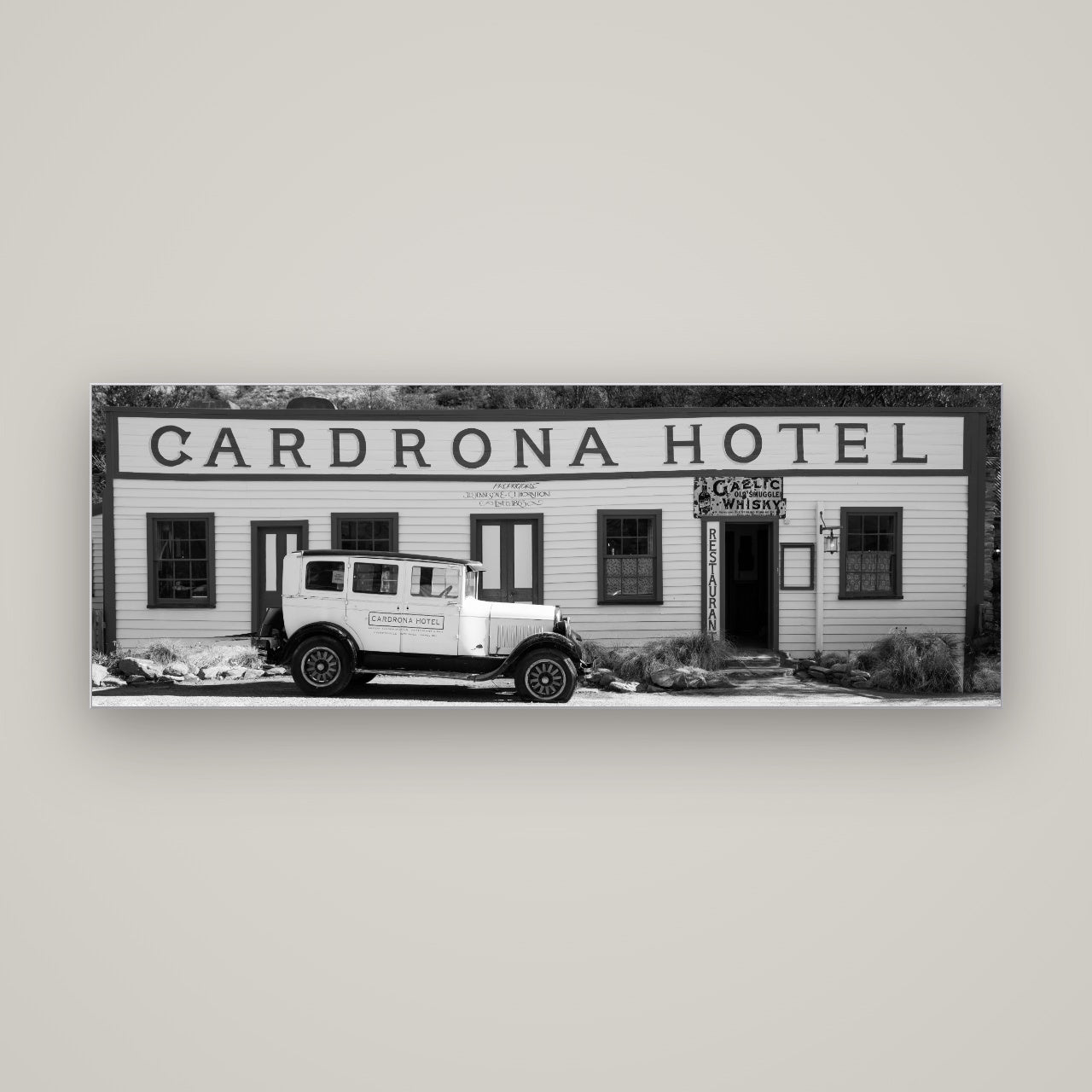 Timeless Echoes, Cardrona's Legacy — Slimline Silver, 170×60 cm. New Zealand fine art wall art by Stephen Milner.