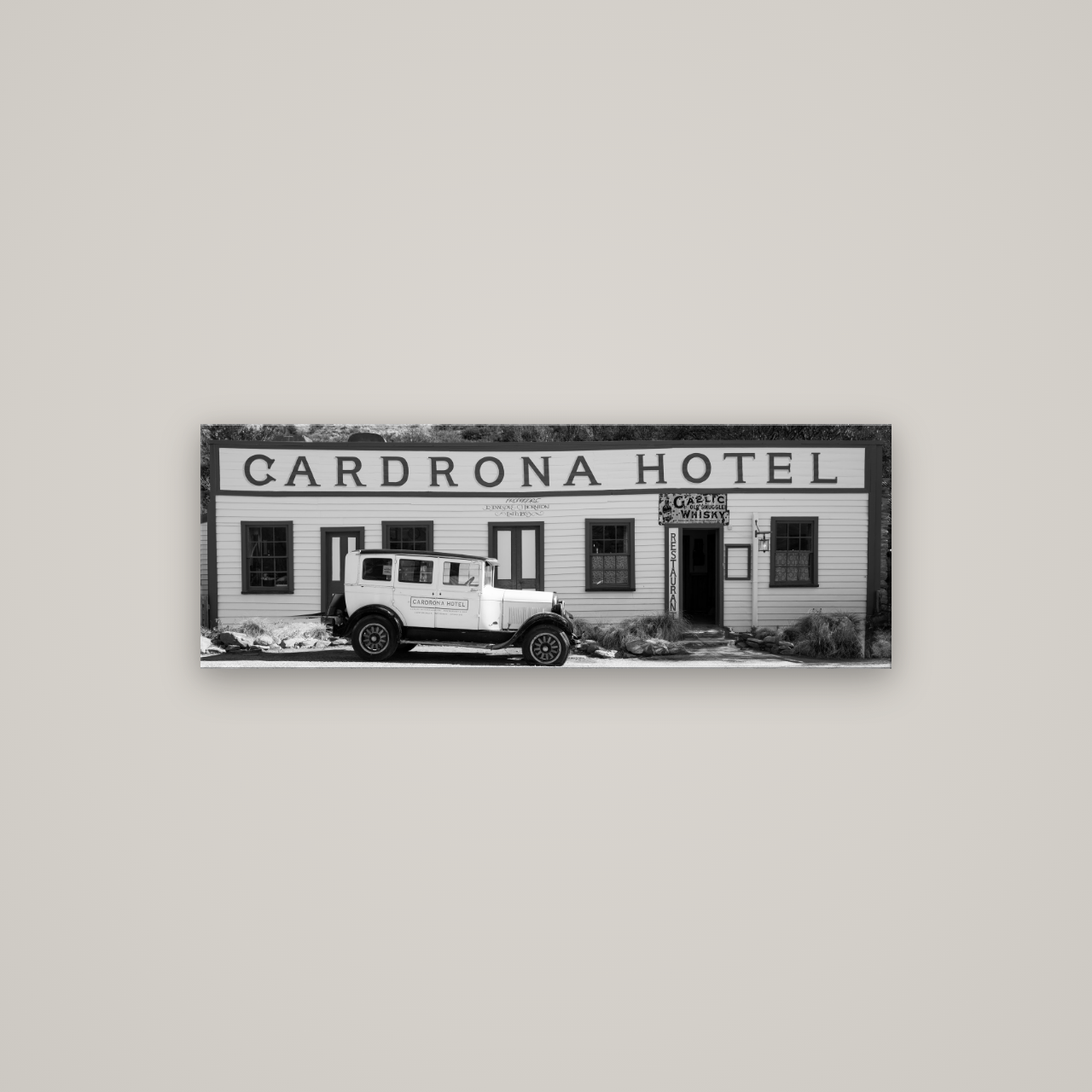 Timeless Echoes, Cardrona's Legacy — No frame, 113×40 cm. New Zealand fine art wall art by Stephen Milner.