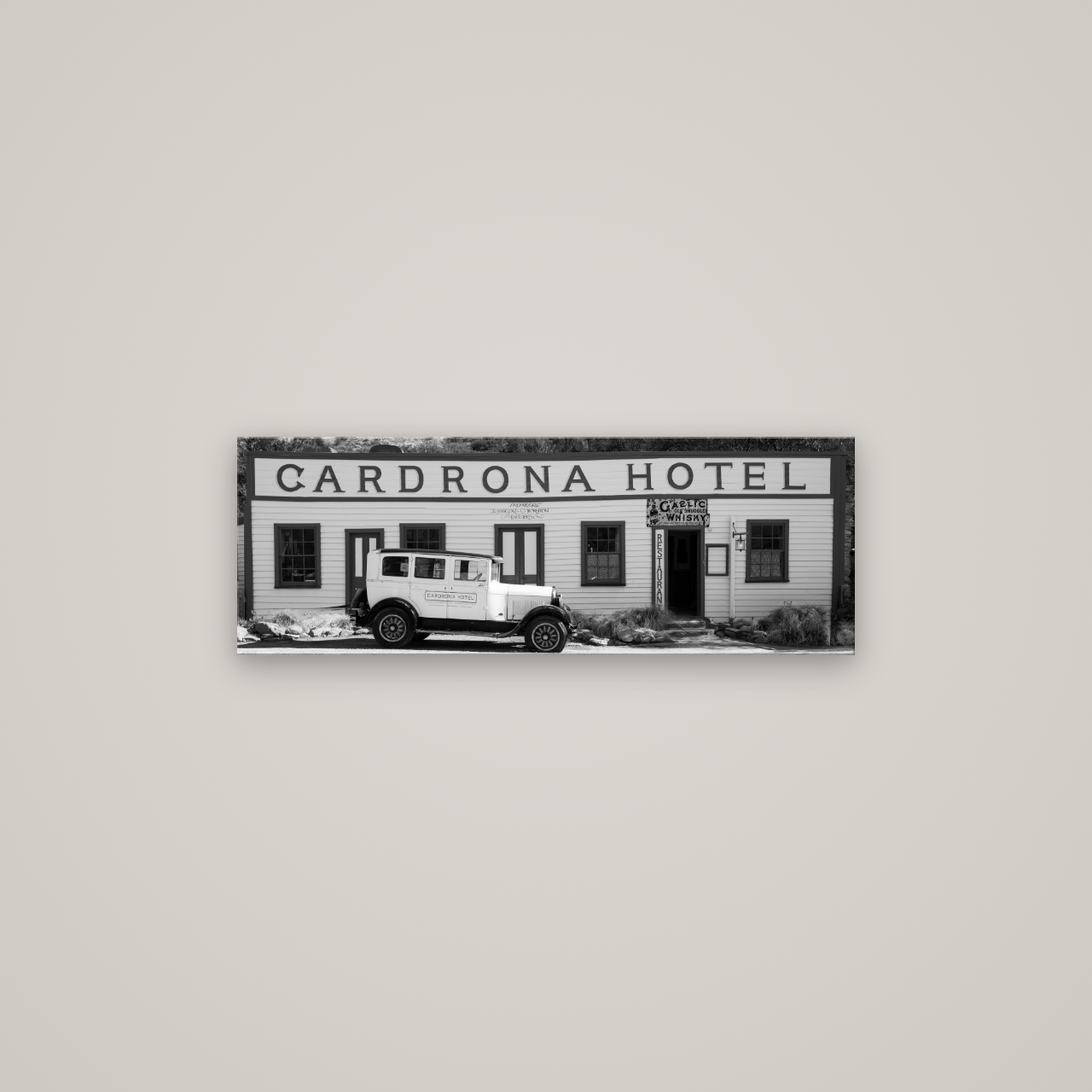 Timeless Echoes, Cardrona's Legacy — No frame, 85×30 cm. New Zealand fine art wall art by Stephen Milner.