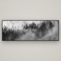 Transitions, The Redwoods — Basel Black Matte, 227×80 cm. New Zealand fine art wall art by Stephen Milner.