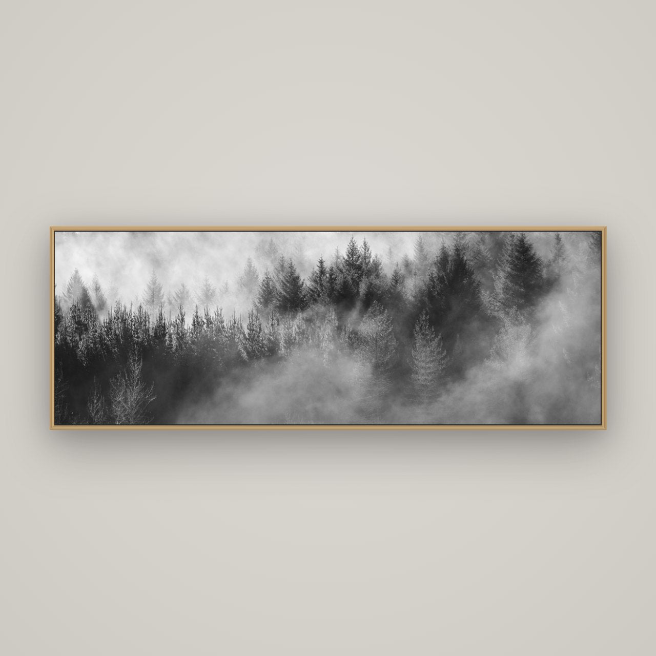 Transitions, The Redwoods, Basel Natural Oak, 170×60 cm. New Zealand fine art wall art by Stephen Milner.