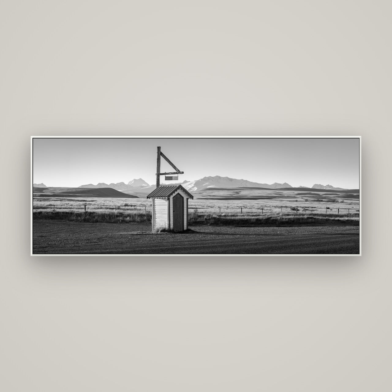 Twilight Reverie, Irishman Creek's Silent Witness — ArtBox White, 170×60 cm. New Zealand fine art wall art by Stephen Milner.
