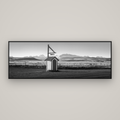 Twilight Reverie, Irishman Creek's Silent Witness — Basel Black Matte, 198×70 cm. New Zealand fine art wall art by Stephen Milner.
