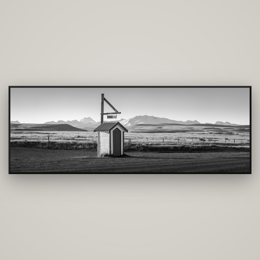 Twilight Reverie, Irishman Creek's Silent Witness — Basel Black Matte, 198×70 cm. New Zealand fine art wall art by Stephen Milner.