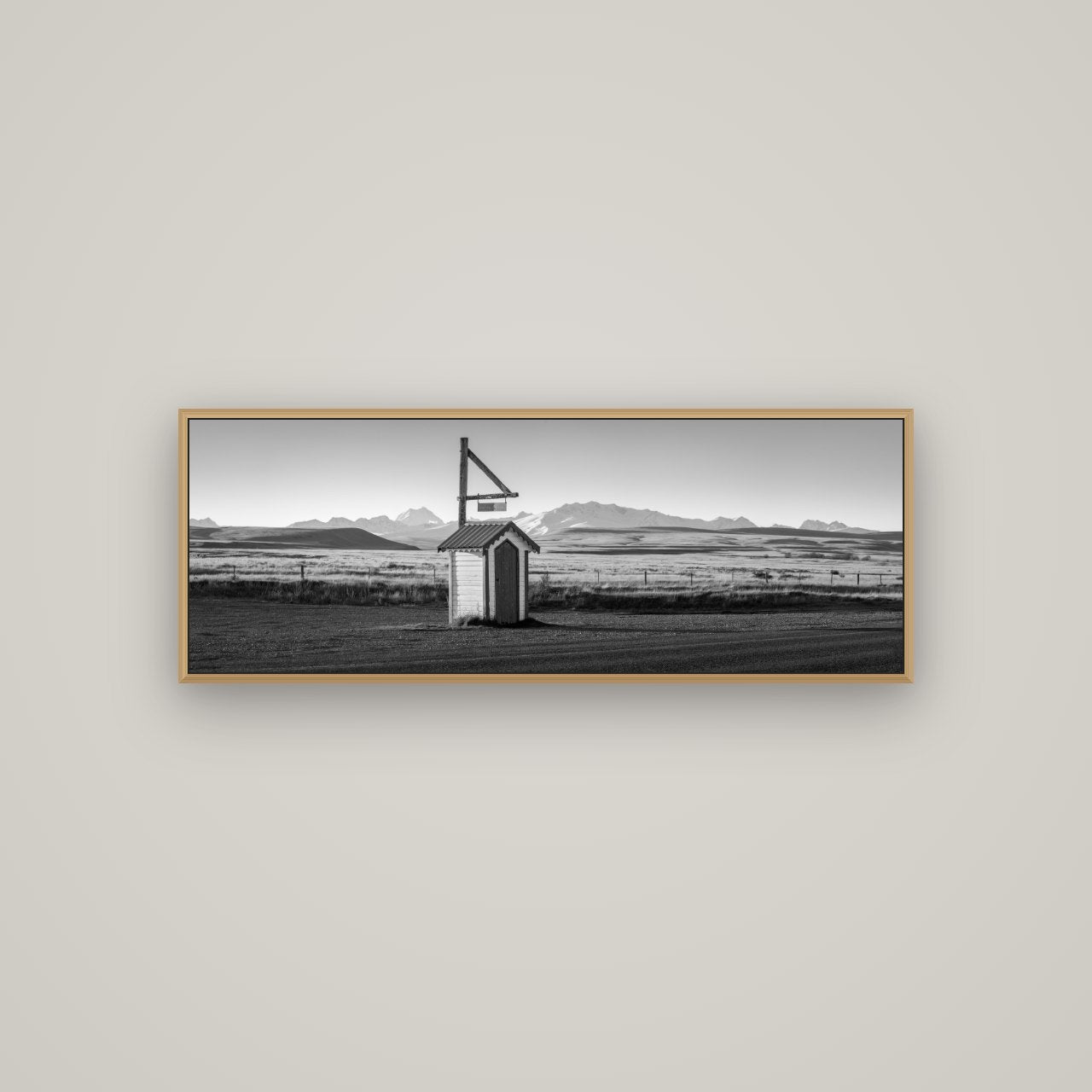 Twilight Reverie, Irishman Creek's Silent Witness, Basel Natural Oak, 113×40 cm. New Zealand fine art wall art by Stephen Milner.