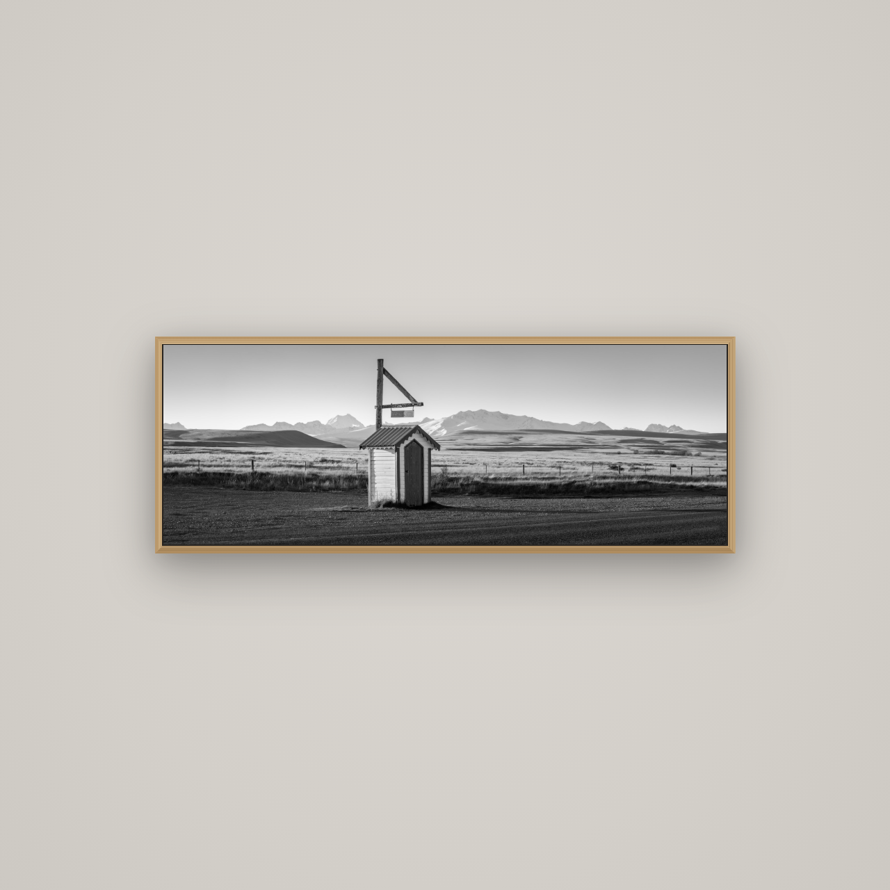 Twilight Reverie, Irishman Creek's Silent Witness, Basel Natural Oak, 113×40 cm. New Zealand fine art wall art by Stephen Milner.
