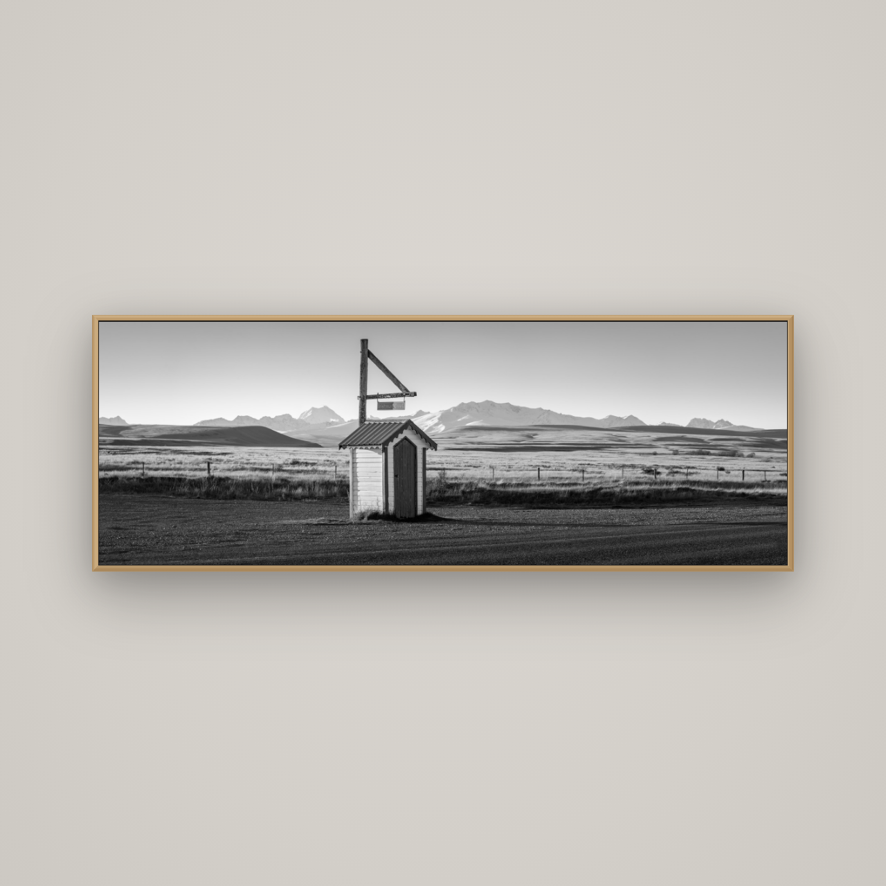 Twilight Reverie, Irishman Creek's Silent Witness, Basel Natural Oak, 170×60 cm. New Zealand fine art wall art by Stephen Milner.
