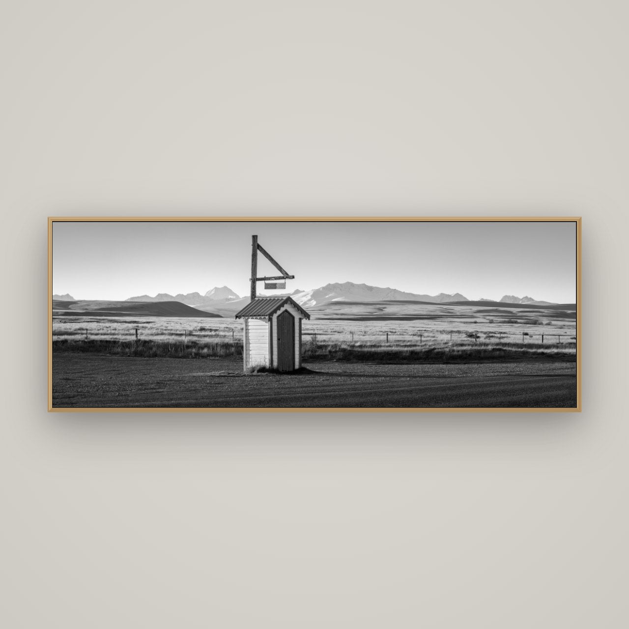Twilight Reverie, Irishman Creek's Silent Witness, Basel Natural Oak, 170×60 cm. New Zealand fine art wall art by Stephen Milner.