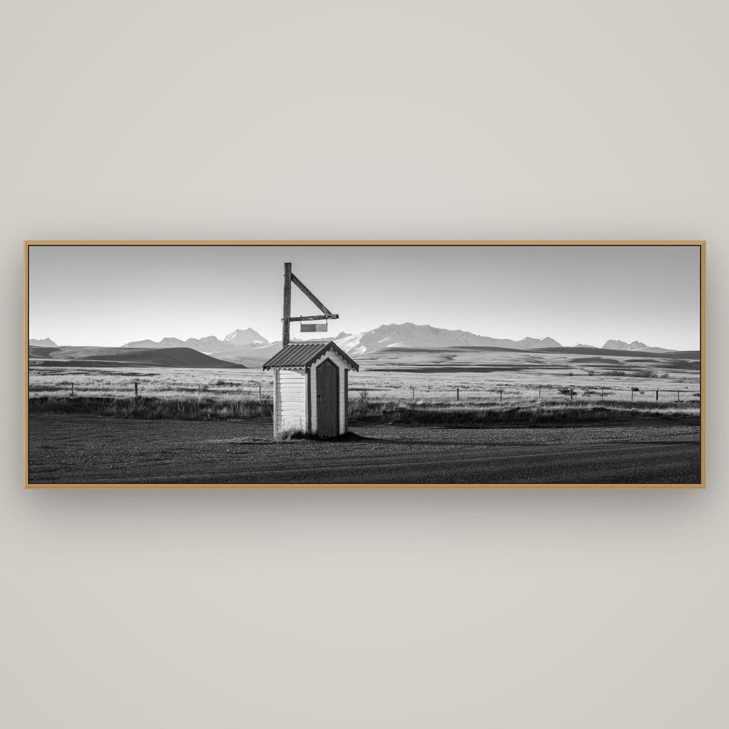 Twilight Reverie, Irishman Creek's Silent Witness, Basel Natural Oak, 198×70 cm. New Zealand fine art wall art by Stephen Milner.