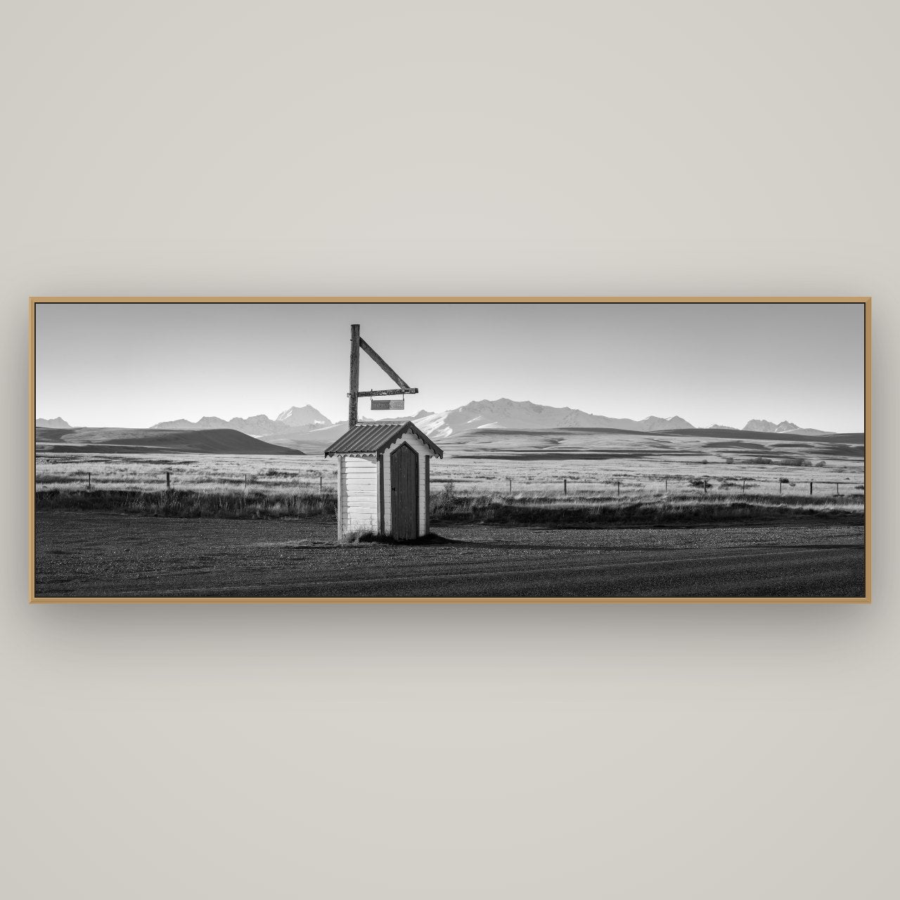 Twilight Reverie, Irishman Creek's Silent Witness, Basel Natural Oak, 198×70 cm. New Zealand fine art wall art by Stephen Milner.