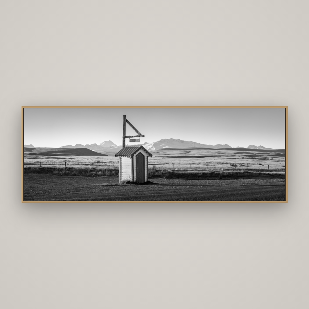 Twilight Reverie, Irishman Creek's Silent Witness, Basel Natural Oak, 198×70 cm. New Zealand fine art wall art by Stephen Milner.