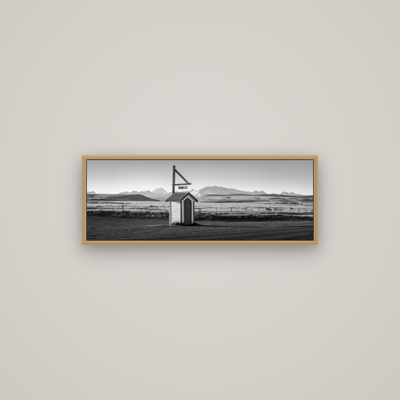 Twilight Reverie, Irishman Creek's Silent Witness, Basel Natural Oak, 85×30 cm. New Zealand fine art wall art by Stephen Milner.