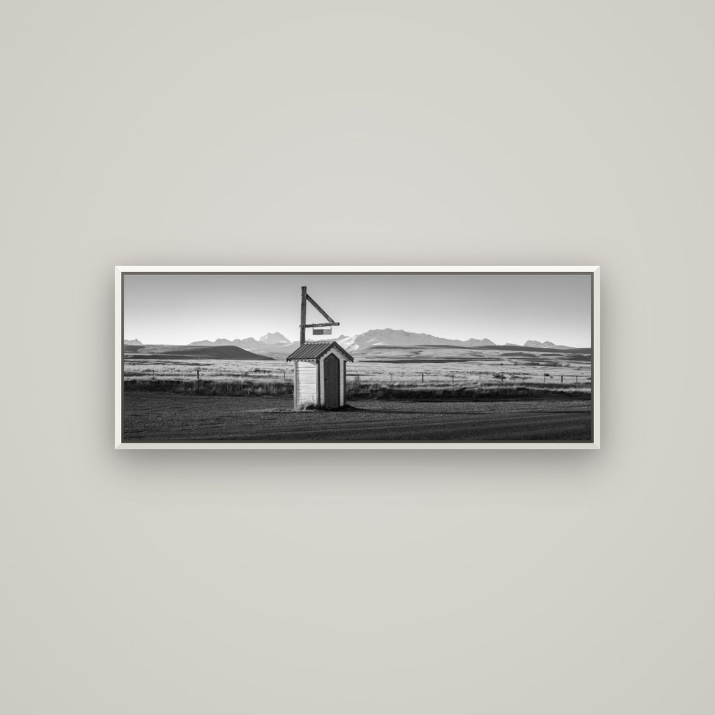 Twilight Reverie, Irishman Creek's Silent Witness — Basel White, 113×40 cm. New Zealand fine art wall art by Stephen Milner.