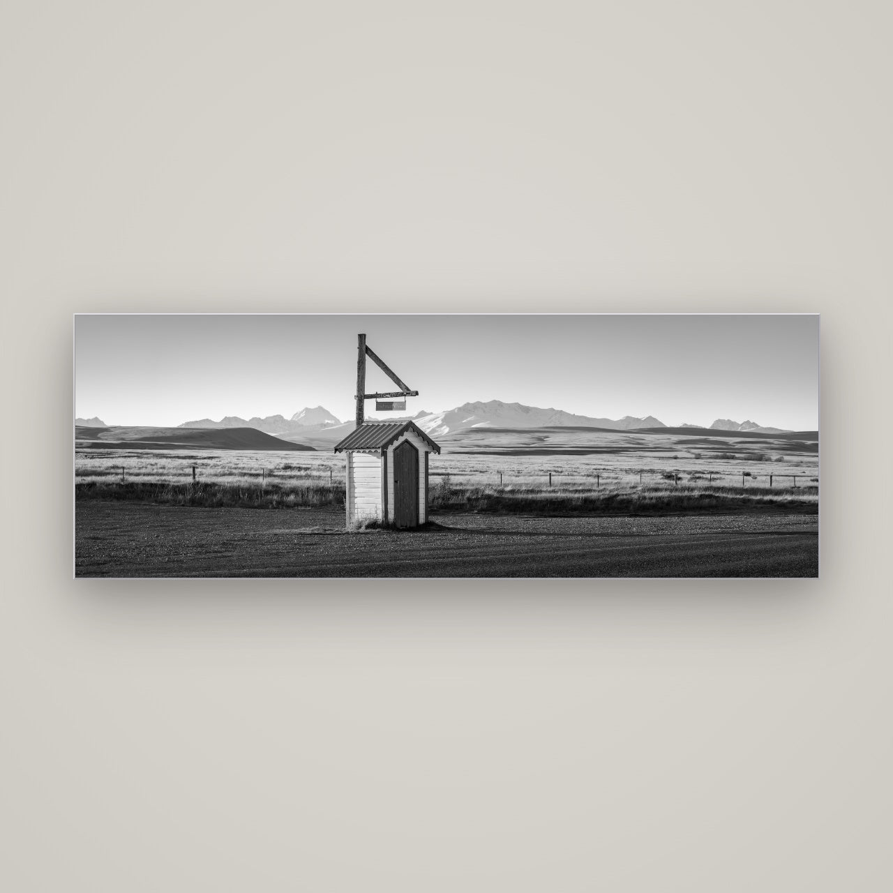 Twilight Reverie, Irishman Creek's Silent Witness — Slimline Silver, 170×60 cm. New Zealand fine art wall art by Stephen Milner.