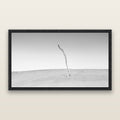 Twilight Reverie, Pouto Peninsula, black and white framed metallic canvas print, Black frame. New Zealand fine art wall art by Stephen Milner.