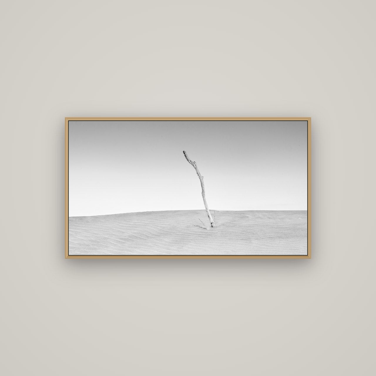 Twilight Reverie, Pouto Peninsula, Basel Natural Oak, 107×60 cm. New Zealand fine art photograph under matte acrylic glass.