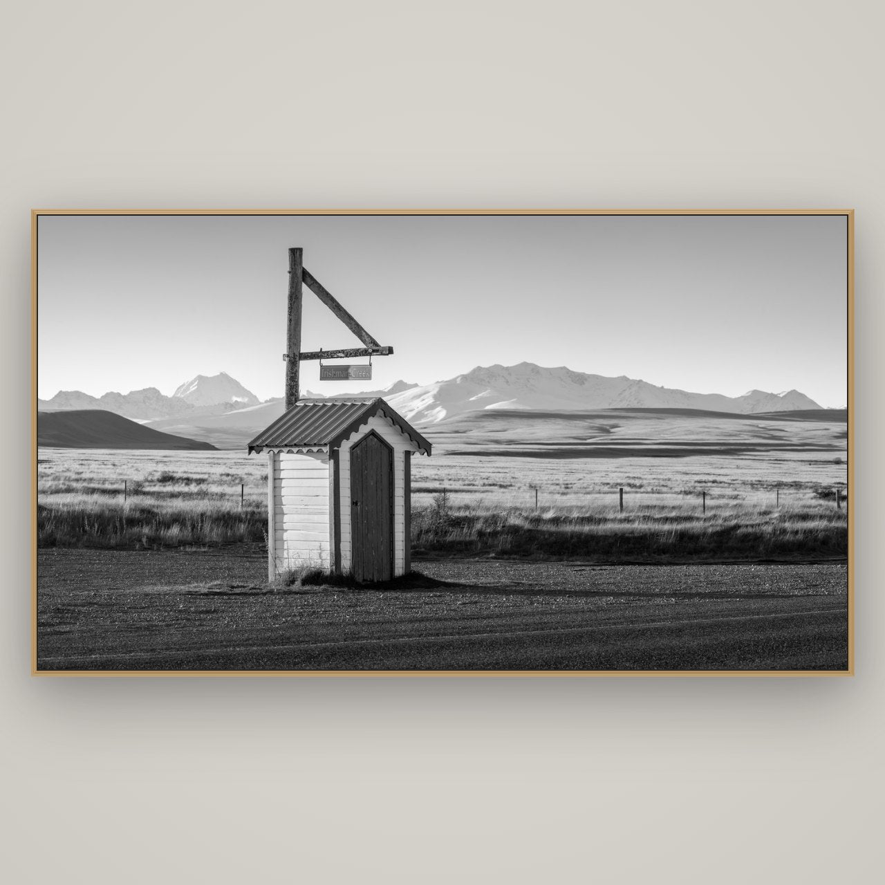 Twilight Reverie, Pouto Peninsula, Basel Natural Oak, 196×110 cm. New Zealand fine art wall art by Stephen Milner.
