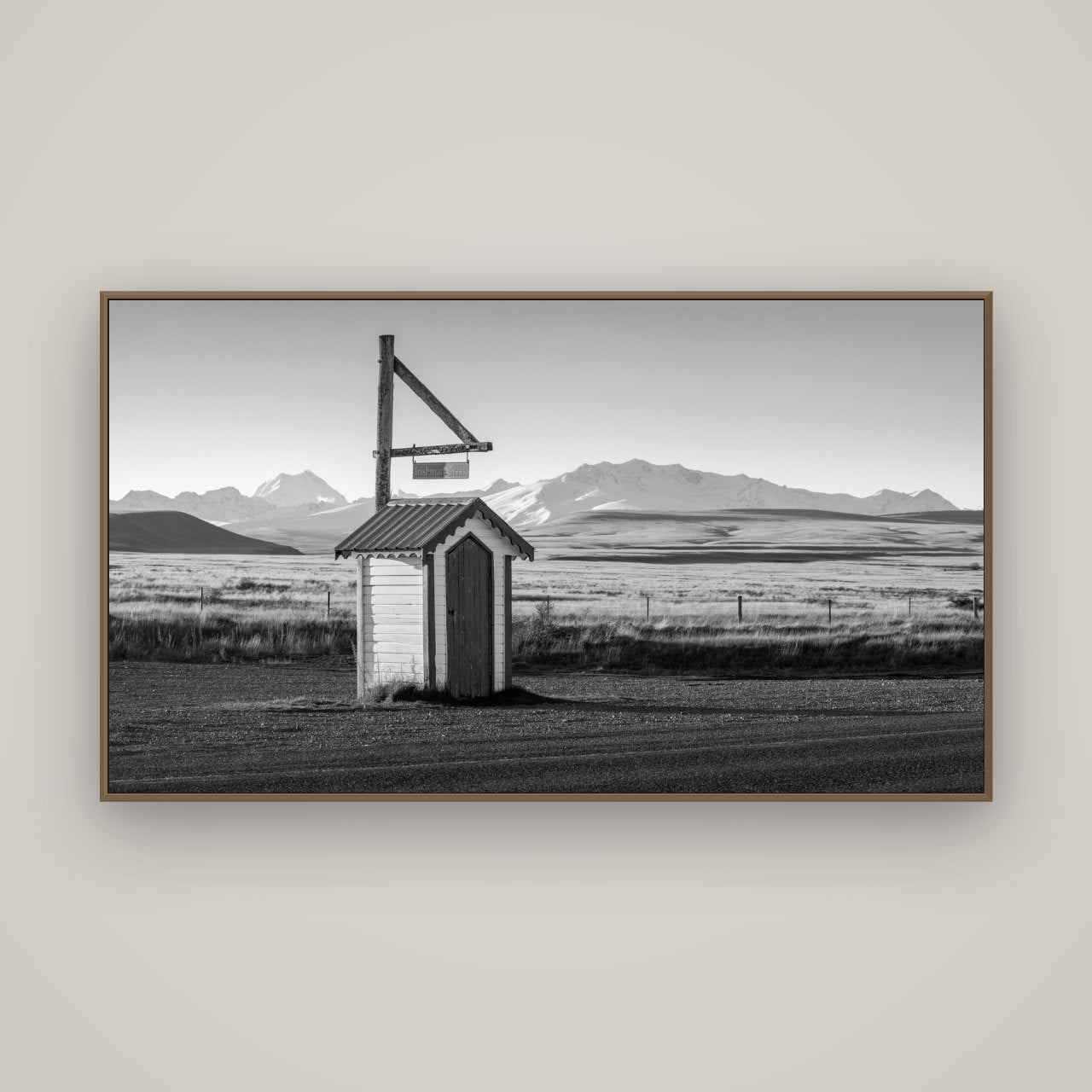 Twilight Reverie, Pouto Peninsula, Basel Walnut, 160×90 cm. New Zealand fine art wall art by Stephen Milner.