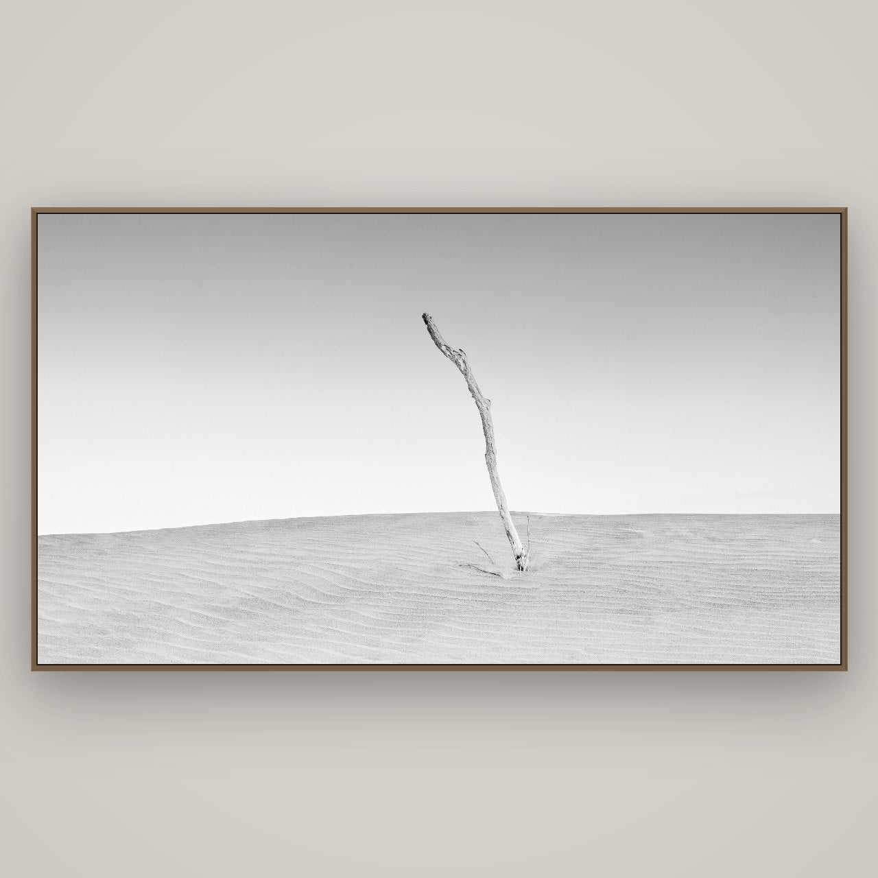 Twilight Reverie, Pouto Peninsula, Basel Walnut, 196×110 cm. New Zealand fine art photograph under matte acrylic glass.