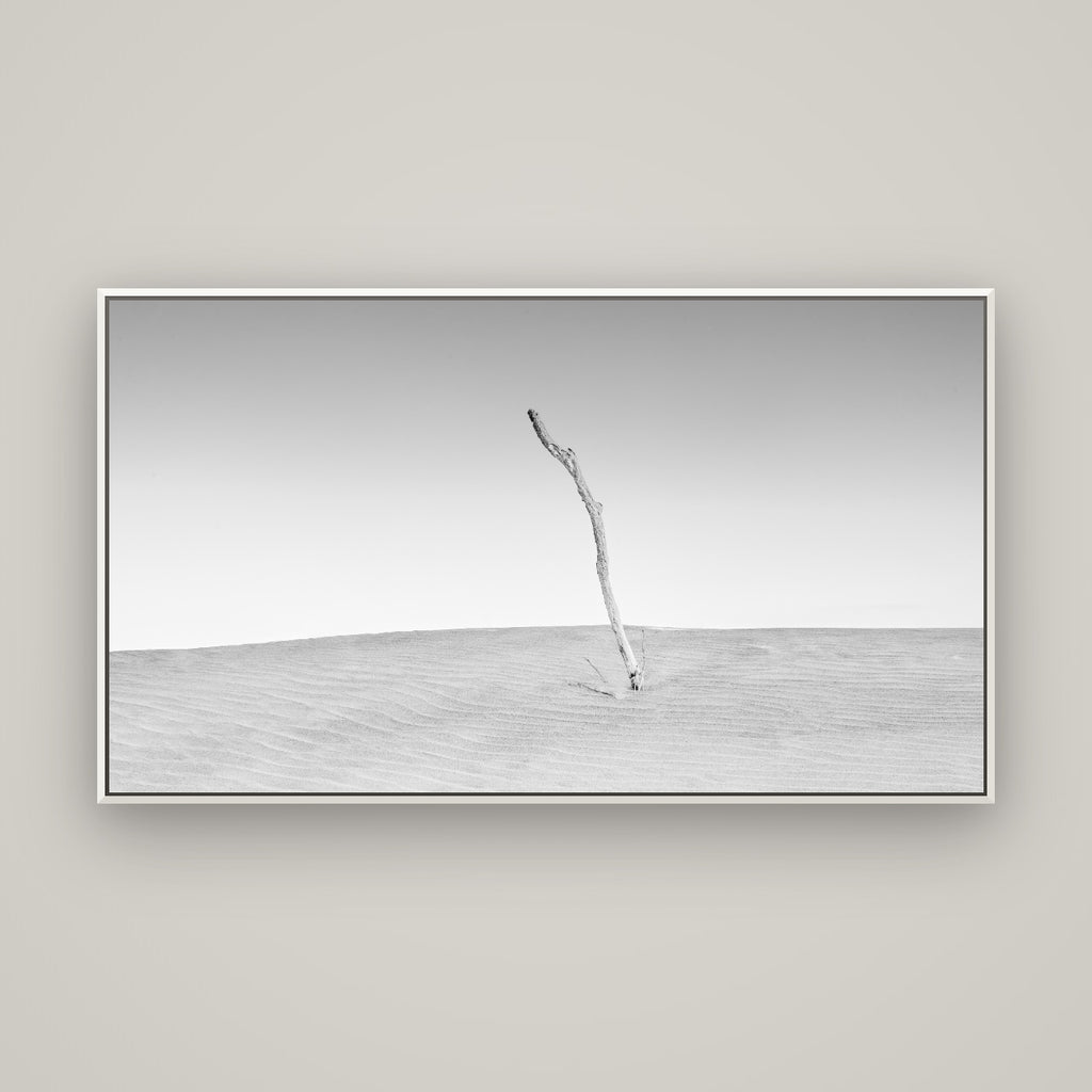 Twilight Reverie, Pouto Peninsula — Basel White, 160×90 cm. New Zealand fine art wall art by Stephen Milner.