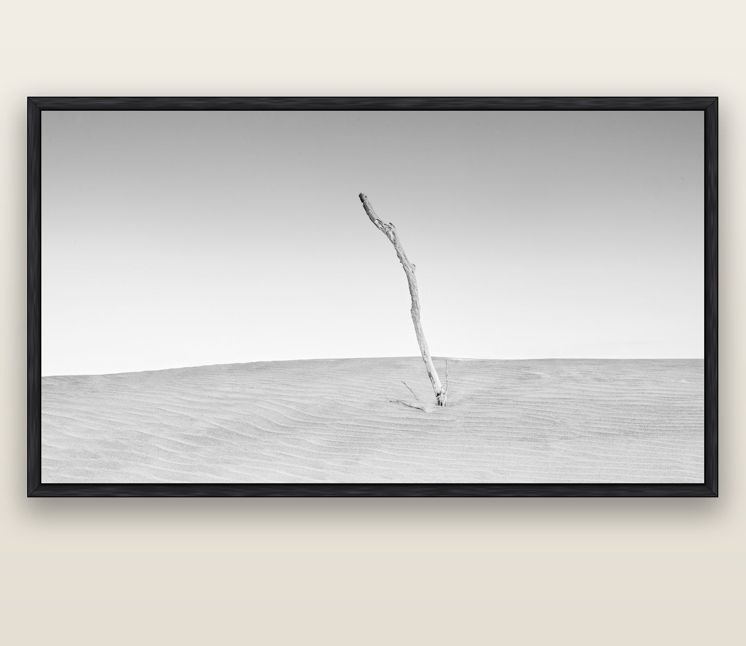Twilight Reverie, Pouto Peninsula — black float frame canvas, 200 × 130 cm. New Zealand fine art landscape wall art by Stephen Milner.