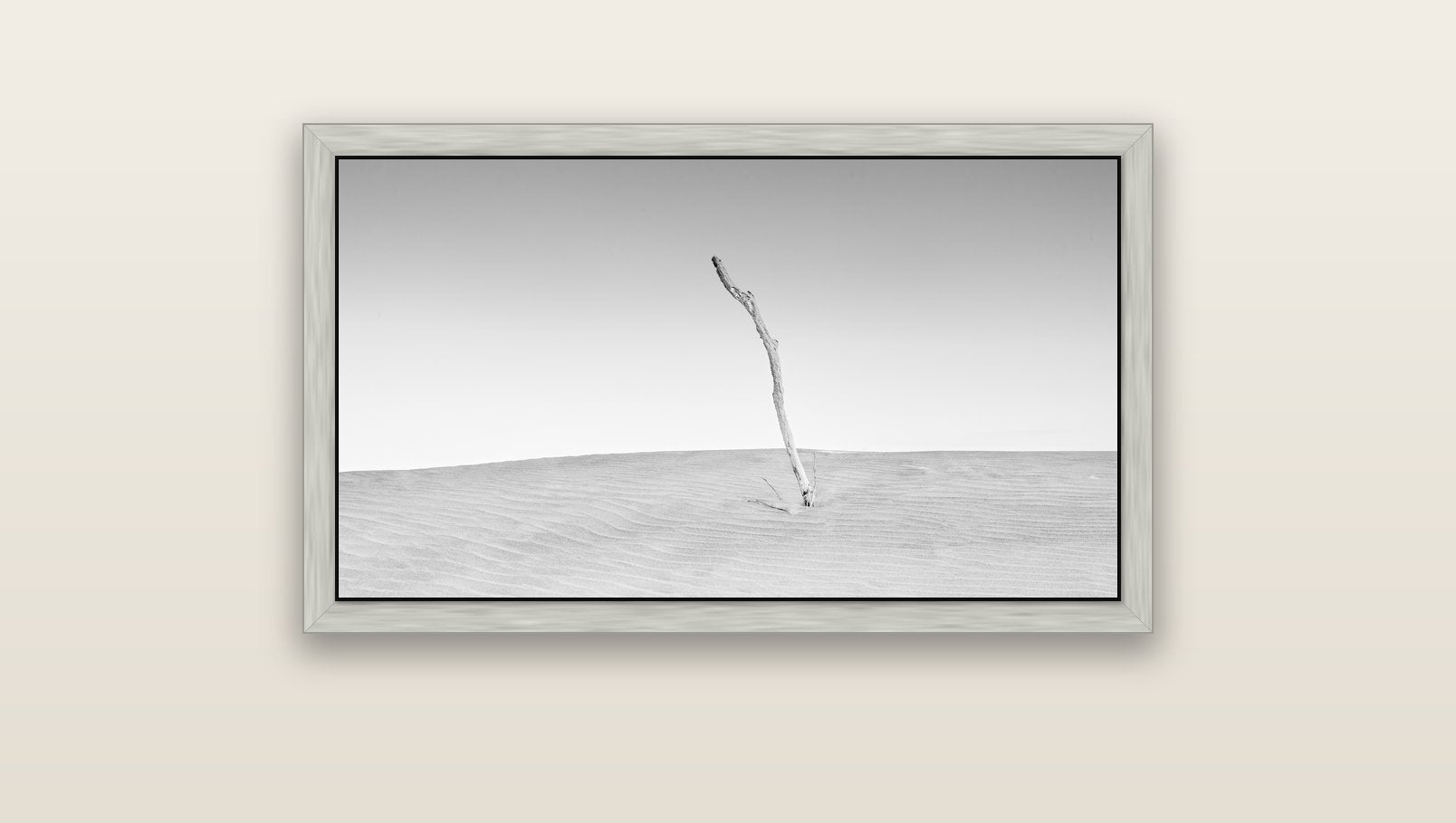 Twilight Reverie, Pouto Peninsula — silver float frame canvas, 91 × 51 cm. New Zealand fine art landscape wall art by Stephen Milner.