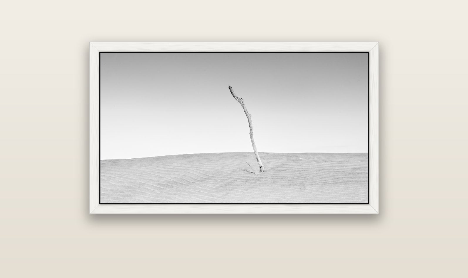Twilight Reverie, Pouto Peninsula — white float frame canvas, 102 × 56 cm. New Zealand fine art landscape wall art by Stephen Milner.