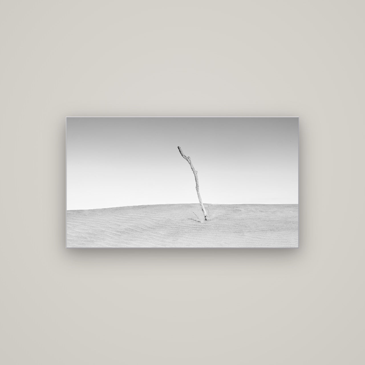 Twilight Reverie, Pouto Peninsula — Slimline Silver, 107×60 cm. New Zealand fine art wall art by Stephen Milner.