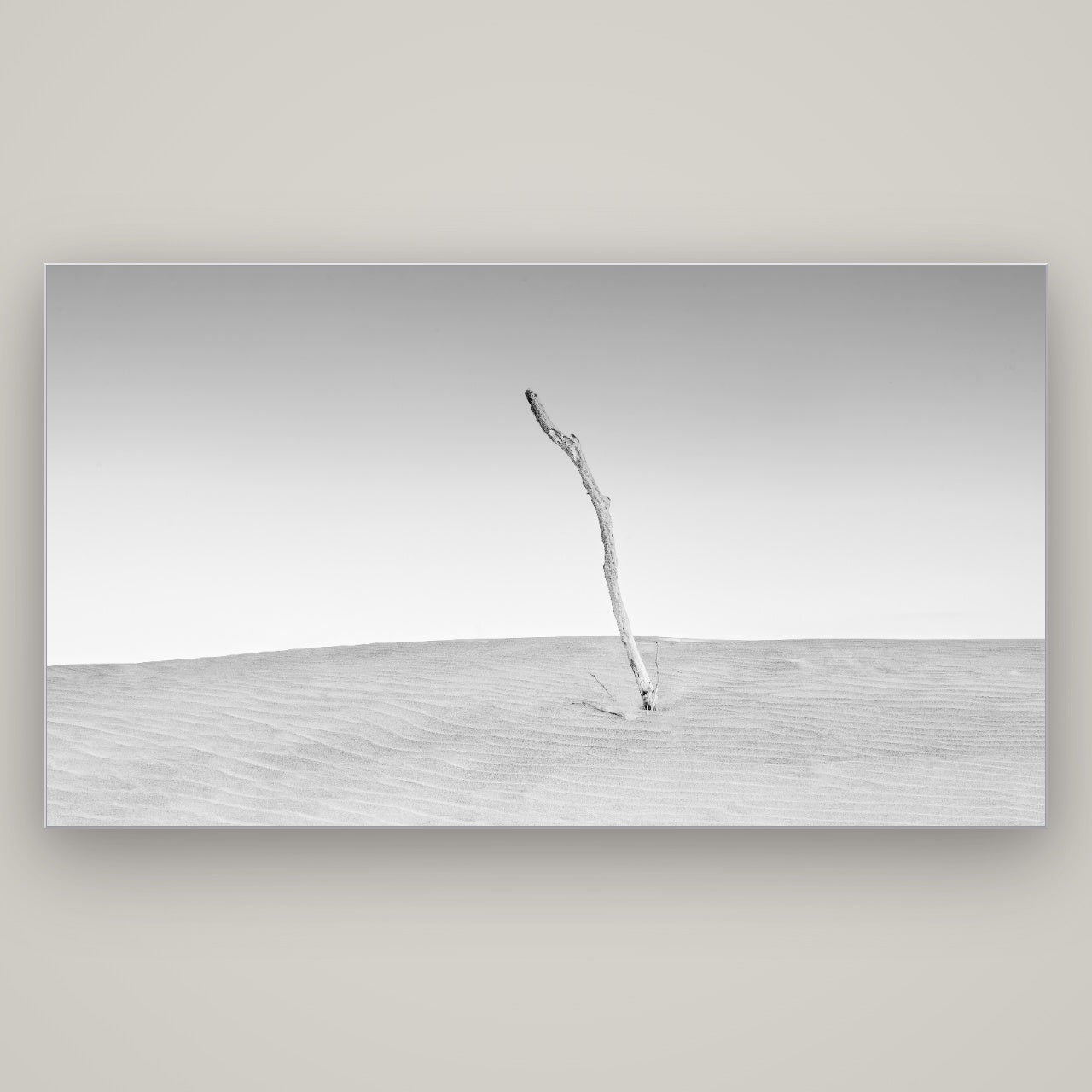 Twilight Reverie, Pouto Peninsula — Slimline Silver, 196×110 cm. New Zealand fine art wall art by Stephen Milner.