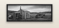 Whispers of Solitude, The Station Huts — black float frame canvas, 152 × 56 cm. New Zealand fine art landscape wall art by Stephen Milner.