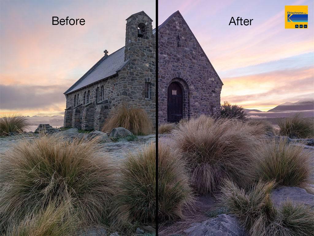 Photoshop and Lightroom Presets Slide Film Simulation Presets - by Award Winning New Zealand Landscape Photographer Stephen Milner