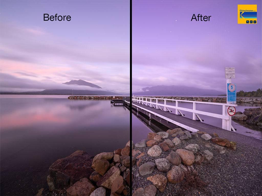 Photoshop and Lightroom Presets Slide Film Simulation Presets - by Award Winning New Zealand Landscape Photographer Stephen Milner