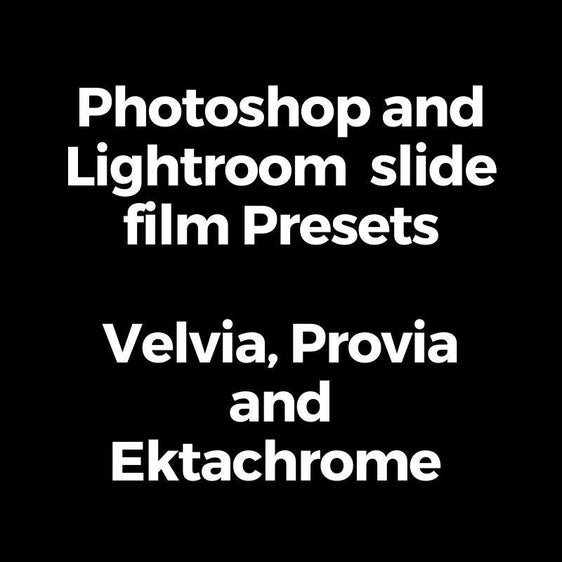Photoshop and Lightroom Presets Slide Film Simulation Presets - by Award Winning New Zealand Landscape Photographer Stephen Milner