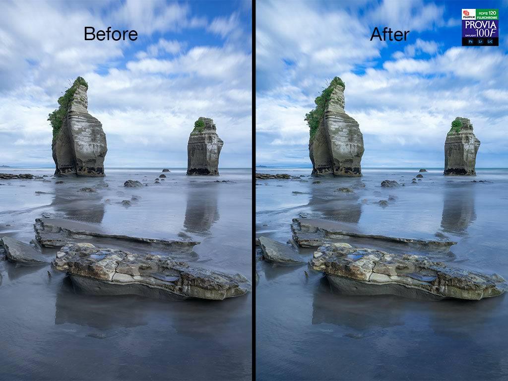 Photoshop and Lightroom Presets Slide Film Simulation Presets - by Award Winning New Zealand Landscape Photographer Stephen Milner