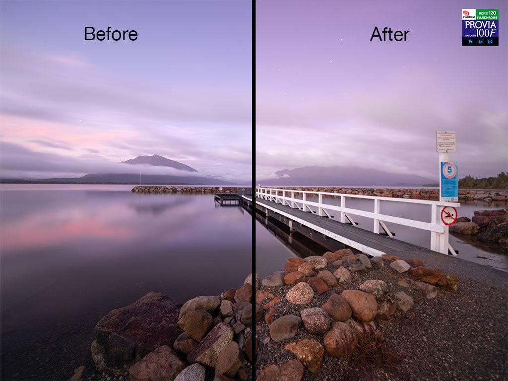 Photoshop and Lightroom Presets Slide Film Simulation Presets - by Award Winning New Zealand Landscape Photographer Stephen Milner