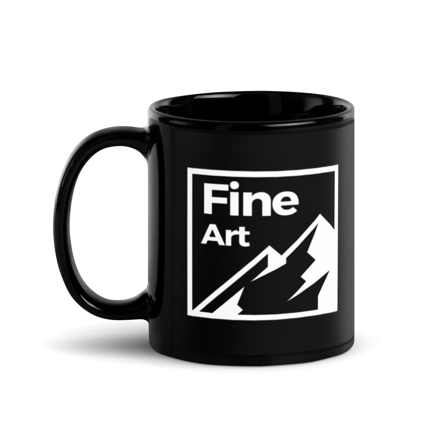 Black Glossy Mug - by Award Winning New Zealand Landscape Photographer Stephen Milner